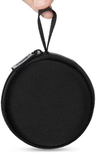 Ginsco Mini-Portable Hard Shell Earbuds Case for Apple EarPods Headphones USB-C Wired Ear Buds/Samsung Galaxy Wired Earbuds, Travel Case for Earphones Earplugs