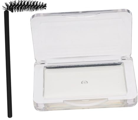 Ipetboom Gel Fixateur pour Sourcils Transparent 1 Kit Savonnette Coiffant pour Sourcils Brosse Maquillage Professionnel Femmes Usage Quotidien