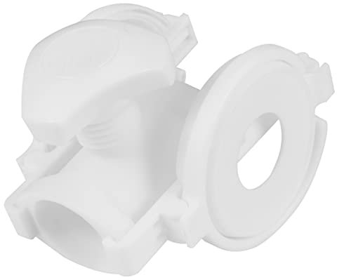 Toddmomy Portavasos De Plástico Para Sombrilla De Playa Portátil, Abs Blanco, 2 Unidades, Para Jardín, Piscina y Patio, Ligero y Práctico
