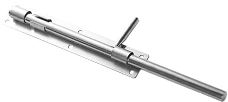 DIYEAH 2pièces Verrous De Porte Coulissants Métal Robustes Loquet à Barillet Pour Porte De Chambre Serrure à Pêne Pour Cabine De Salle De Bain