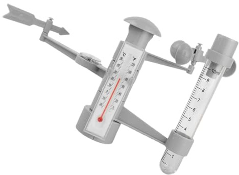 Abaodam Educational Meteorological Station Toy and Diy Weather Monitoring Kit for Children, Portable Experiment Toy for School Science Learning and Teaching