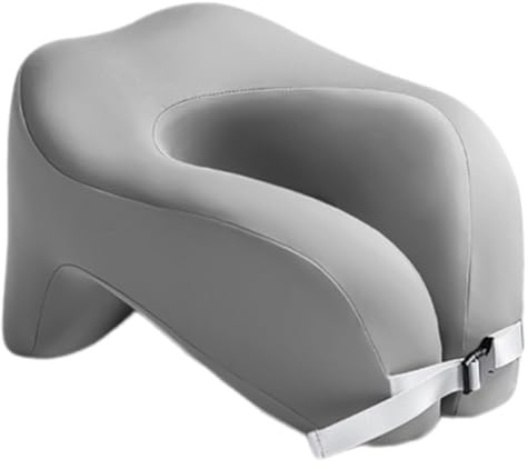 LAIOUSN Almohada ergonómica de espuma viscoelástica de espuma viscoelástica para dormir en la oficina para aliviar la fatiga y mejora el descanso para almohada ergonómica profesional para el cuello