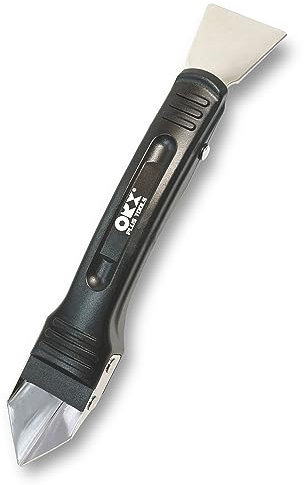 ORXPLUS TOOLS Silicone Remover Scraper Sealant, Caulk Caulking Removal Tool with Durable Stainless Scraper for Bathroom, Kitchen, Sink Joint and Frames Sealant Seals