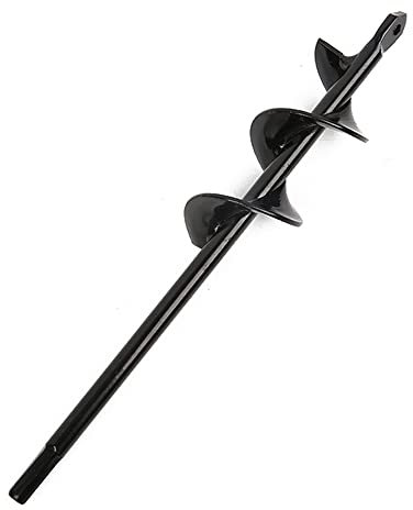 Punta per trapano a coclea da giardino, punta per scavatrice a coclea con diametro gambo da 3/8, strumento rapido per piantare bulbi piantine - 40 x 450 mm