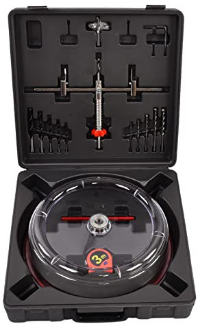 Sega a Tazza Regolabile, Set di Frese per Seghe a Tazza a Doppia Lama 40‑300 Mm Taglierina per Seghe Circolari Regolabili con Parapolvere in ABS per Carpentieri