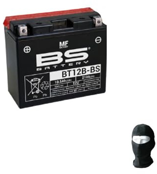 KOMPATIBEL MIT Ducati Monster (MC00AA) 821 2017 a 2017 Batterie BEREIT ZUM EINBAU BEREIT BS BT12B-BS 12V/10AH CCA 210 BATTERIEN FÜR Motorrad-Roller SPEZIFIKATION 50×69×130