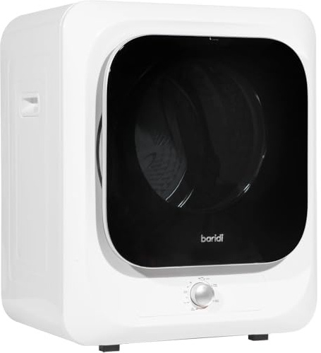 2.5KG Portable Worktop Tumble Dryer - White Compact Mini Clothes Spin Dryer
