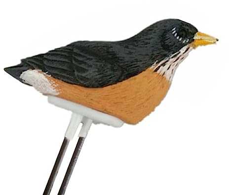 dijiusidy Harz Vögel Boden Feuchtigkeit Meter Pflanze Bonsai Feuchtigkeit Tester Sensor Alarm Feucht Indoor Garten Bauernhof Bewässerung Erinnerung, Schwarz