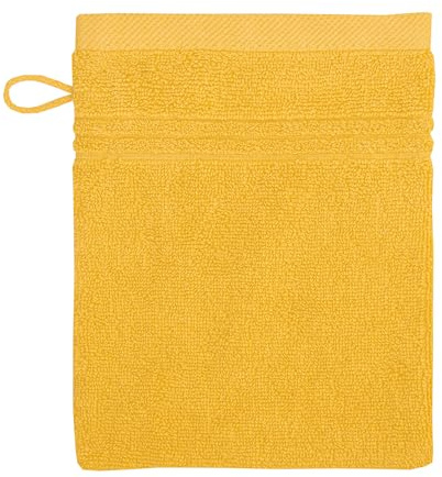 Dyckhoff Terry Cloth Series 'Nature' Wash Mitt 16 x 21 cm Amber Yellow