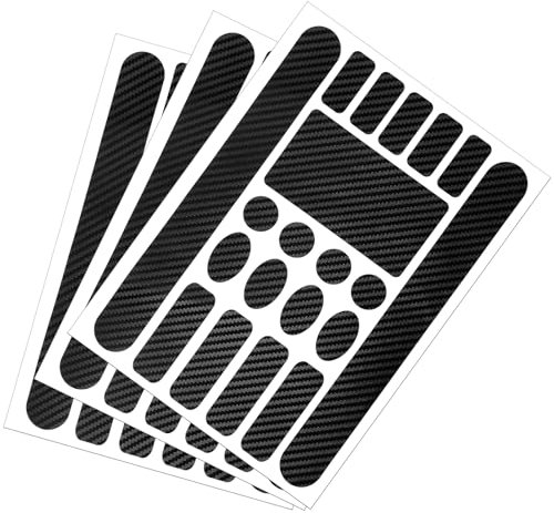 Amabro 3 PCS Bicycle Chainstay Protector Decal, Chainstay Frame Guard Adhesive Protection Sticker Bicycle Frame Protective Film Cover for Mountain Bike Chain Road Bike Folding Frame Front Fork