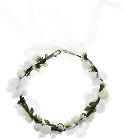 Healeved 2stücke Braut Haarband Aus Realistischen Blumen Lifelike Wreath Headband Für Hochzeiten Strandfeiern Und Fotografie Elegantes Dekoratives Accessoire Für Damen