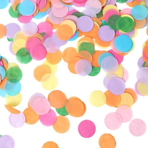 6000 Stück Papier Konfetti Bunt für Hochzeit, Geburtstag, Tisch Deko, Streu Dekoration, Silber Glitzer für Gender Reveal Luftballons, Geschenkbox
