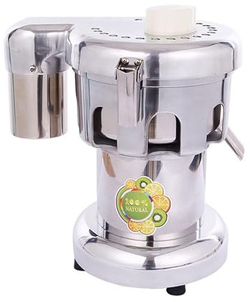 KJZHFOZ Estrattore di Succo Commerciale, Macchina per spremitura centrifuga elettrica da 370 W, estrattore di Succo centrifugo in Acciaio Inossidabile