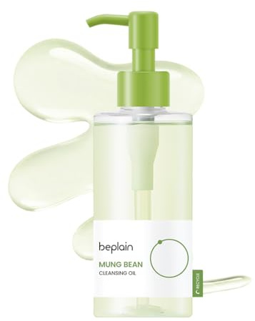 beplain Mung Bean Cleansing Oil (200ml) Unscented Non-Comedogenic Proven to Remove Blackheads and Deep Pores Suitable for Sensitive Skin Double Cleansing