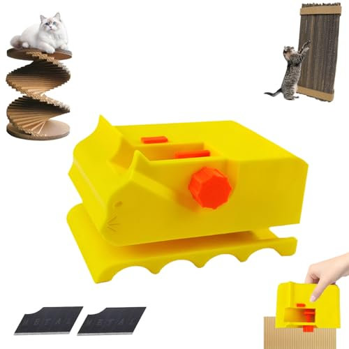 Cortador de Cartón, Corte Preciso, Fácil de Almacenar, Cortador de Postes Rascadores para Gatos, Adecuado para Cortar la Mayoría de los Grosores de Cartón, Hacer sus Propios Muebles caSas para Gatos