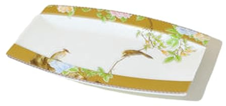 OWOHYG Chinese-style household minimalist high-temperature resistant circular ceramic tableware - 12-inch Japanese fish plate (12 Inch Japanese Fish Plate)