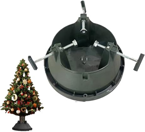 Weihnachtsbaum Ständer | Kunstbaum Ständer | Schutzvorrichtung Für Künstliche Pflanzen Mit 3 Verstellbaren Bolzen Und Wasserspeicherfunktion | Für Innenbereich Außenbereich Garten Bauernhaus
