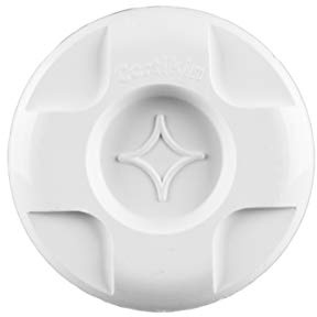 Swimming Pool & Spa Certikin Inlets Vac Cover Plate - Liner/Concrete SPC332 White