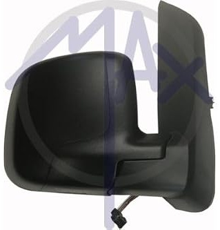 MAX MFT304-R Specchietto retrovisore esterno termico convesso per regolazione elettrica specchio con sensore temperatura Dx Compatibilità con CITROËN NEMO Furgonato AA, PEUGEOT BIPPER AA BIPPER Tepee