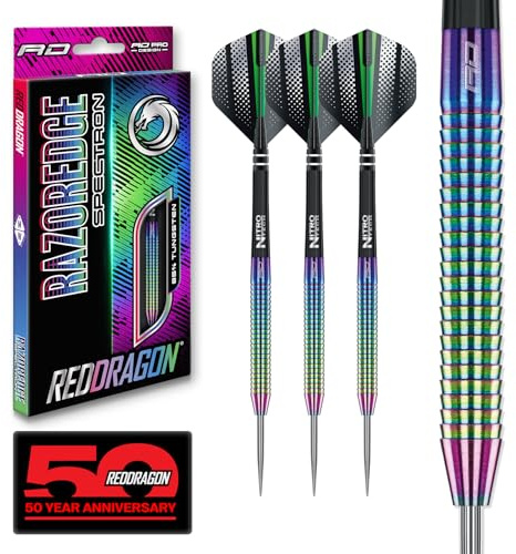RED DRAGON Razor Edge Spectron volfram dart 22 gram med fenor och stavar (stavar)