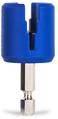 MusicNomad GRIP Drill Bit String Peg Winder - Scratch-free Rubber Lined (MN220)