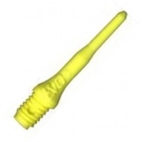 MS-DARTSHOP, Original Evolution Evo Softdart Spitzen, Gewinde: 2BA, 500 Stück, incl. 1 Satz Flights, Farbe: