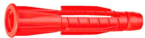 100 Profi Universaldübel 6 x 36 mm mit Kragen rot Mehrzweck Dübel Allzweckdübel