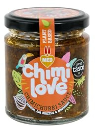 Chimilove Chimichurri Medium South American Sauce - Authentic Flavours, Vibrant Herbs, Irresistible Taste - The taste of South America in a jar (Plant Based Spicy Medium Chimichurri) 190ml