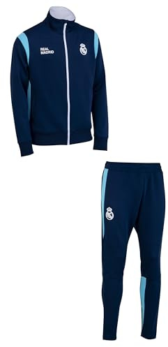 Real Madrid Tuta fit Real – Collezione Ufficiale Calcio – Taglia Uomo S