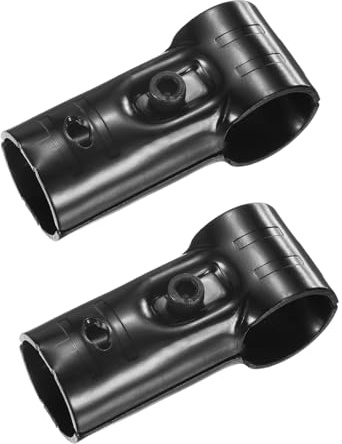 M METERXITY 2-Pack Structural Pipe Connector, t Clamps Steel Pipe Connector for OD 1.1 or 28MM Pipe, Conduit Connectors with Screws