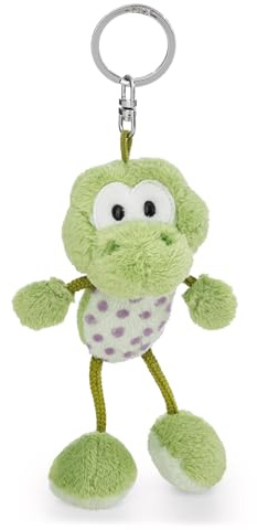 NICI Llavero Rana Fridolin Frog de 10 cm, Verde, Fiel compañero de Peluche para Mochila o Bolso, para Todas Las Edades, 62262