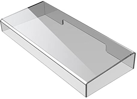 Acryl-Tastaturabdeckung für Tastatur und Maus, Anti-Staub, Universal-Tastaturabdeckung, M, transparent