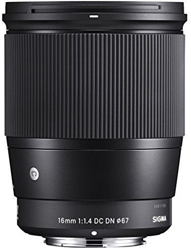 Sigma 402965 16 mm F1.4 DC DN Contemporary Sony E Lens - Black