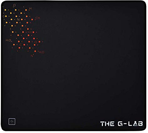 THE G-LAB - PAD CEASIUM - Large Non-Slip Rubber Base Mouse Mat - 450 x 400 mm