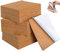 LYTIVAGEN 50 PCS Feuilles de Liège Auto-adhésives 10*10cm Autocollant 2mm d'épaisseur Carreaux de Tableau en Liège Panneau Carrés pour Photo, Bricolage, Décoration Murale