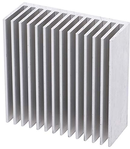 4Pcs Aluminium Kühlkörper Q50 X 20 X 50 Kühlkörper Aluminium Material Robustheit und Haltbarkeit
