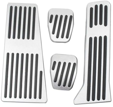 LECREA Auto Pedal Set für Mazda CX-5 2013-2018, Verschleißfest Gaspedal Bremse Fußstütze Pads Anti Rutsch Pedal Abdeckungen, Auto Innere Beschützen ZubehöR
