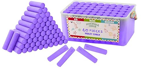 Kid Made Modern Gehwegkreide, 60 Stück, Violett