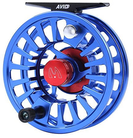 MAXIMUMCATCH Avid Serie Wert Fliegenfischen Rolle-1/3, 3/4, 5/6, 7/8, 9/10wt, 5 Farbe auszuwählen (Blau, 5/6wt)