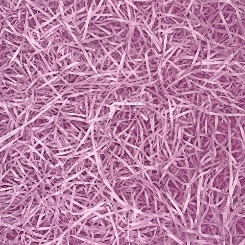 PEVOGON Grammi di carta viola per riempire l'erba pasquale per cestino pasquale confezione regalo riempimento uovo riempitivo forniture per feste decorazione, 200 g