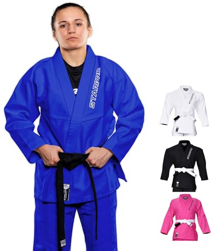 Starpro Evolve Preshrunk Premium Jiu Jitsu, BJJ Gi Molte Dimensioni e Colori Gi Jujitsu, Gi BJJ Leggero, Gi Jiu Jitsu, Gi Juijitsu, Gi BJJ, Gi BJJ Uomini