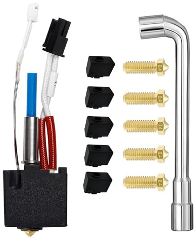Hotend Set for Anycubic Kobra 2,Kobra 2 Neo,Kobra 2 Pro,Kobra 2 Plus/Max | Heizblock für Hochgeschwindigkeits Druckköpfe, Austausch Set für Extruderköpfe,hochtemperaturbeständige 3D Druckerdüsen