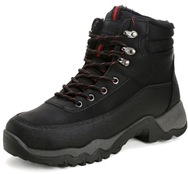 Sowdus Stivali da Neve Uomo Classici Antiscivolo, Stivali da Invernal Impermeabili Foder Caldo Imbottiti, Scarpe da Neve Calde Comode Pelliccia Alti