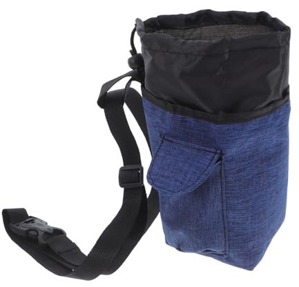 Kisangel Boulder Chalkbeutel mit Hüftgurt Rutschfester Chalkhalter für Klettern Fitness und Outdoor-aktivitäten Langlebiges Material für Verbesserten Grip