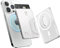elago Transparenter Magnetischer Kartenhalter, Kompatibel mit MagSafe, Kompatibel mit iPhone 15, 14, 13, 12 Serie – Sichere Handy-Geldbörse, Langlebige Polycarbonat, Schutz vor Kratzern