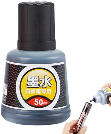 Nachfüllpackung für Whiteboard-Marker, 50 ml, hohe Kapazität, Schul- und Künstlerbedarf für Lehrer und Schüler