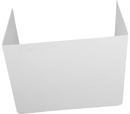 FUNNETOYU Divisores de Mesa Plegables para Privacidad Pantalla Separadora Reutilizable de Plástico para Escritorio Barreras para Estudio y Exámenes Protectores Individuales para Aulas y