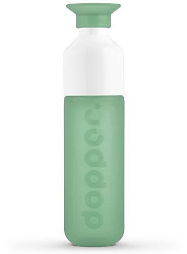 Dopper Original Trinkflasche 450ml Moody Mint - Wasserflasche auslaufsicher, BPA-frei, leicht - Wiederverwendbare Sportflasche für Fitness, Schule, Arbeit, Fahrrad, Uni