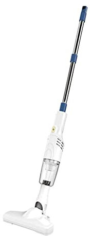 Aspirateur Balai sans Fil, balais électriques, aspirateur Balai avec Fil, 30Mins/1200 mAh LED, avec Brosse à Plancher Améliorée, Léger et Silencieuse- pour Tapis, Sols Durs, Poils d'animaux (Blanc)