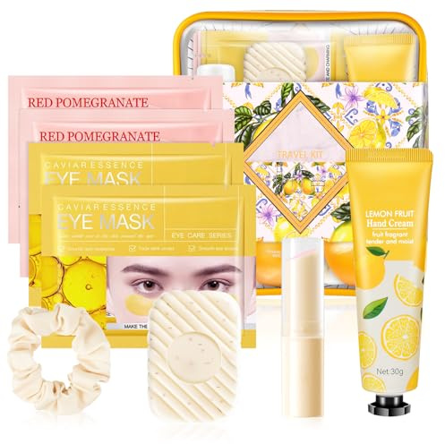 Coffret cadeau beauté pour filles–kit de soins de voyage de 11 pièces